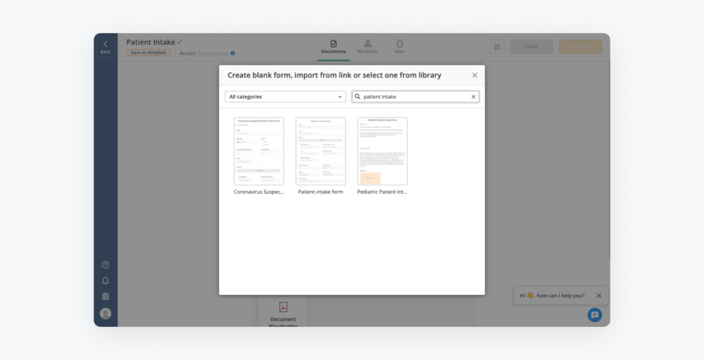 add documents for healthcare workflow